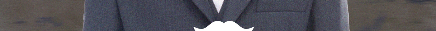 ghost image of a gray blue petrol suit with a matching colored bowtie and white dress shirt.