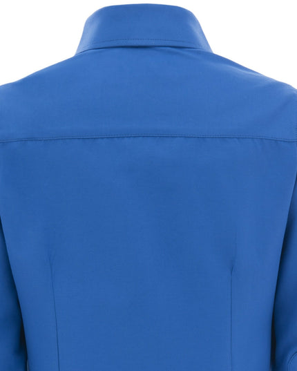 Blue Solid Dress Shirt