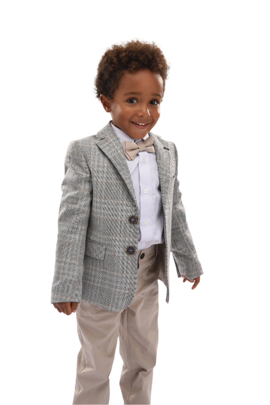 kids-atelier-moustache-kid-boy-baby-beige-plaid-peak-lapel-suit-22m22-beige