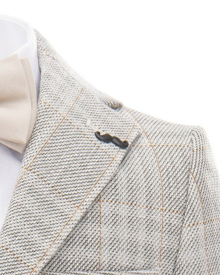 kids-atelier-moustache-kid-boy-baby-beige-plaid-peak-lapel-suit-22m22-beige