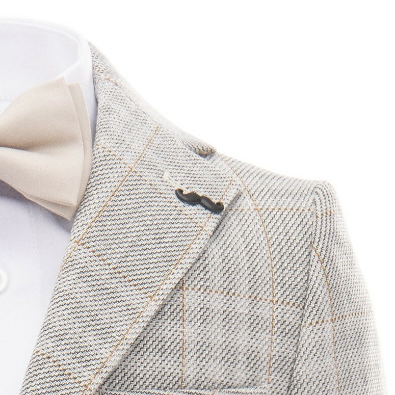 kids-atelier-moustache-kid-boy-baby-beige-plaid-peak-lapel-suit-22m22-beige