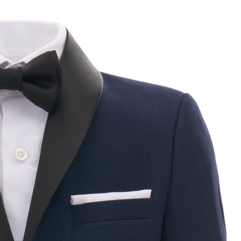 Navy Shawl Lapel Suit