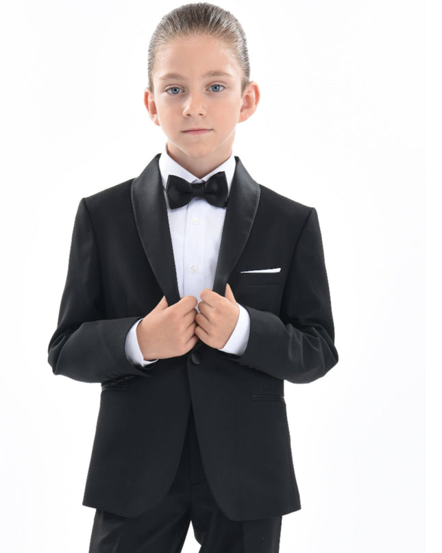 Black Shawl Lapel Suit