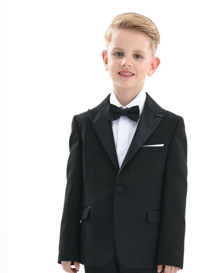 Black Peak Lapel Suit