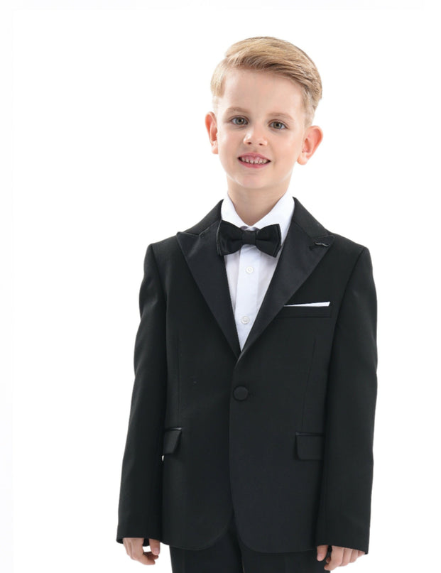 Black Peak Lapel Suit