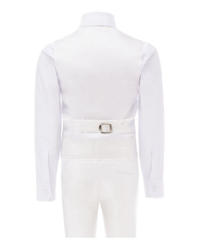 kids atelier moustache Cream 5pc Peak Lapel Tuxedo