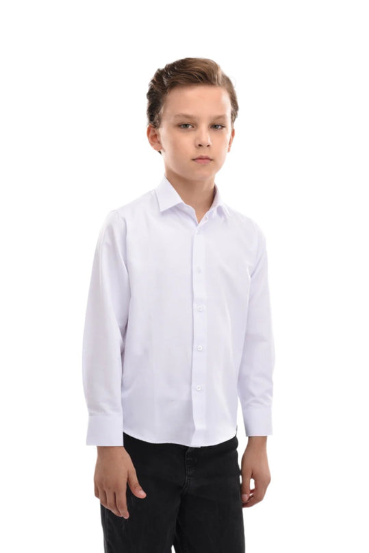 kids-atelier-moustache-kid-boy-baby-white-solid-dress-shirt-22m01-white