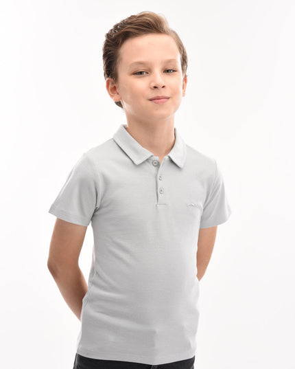 kids-atelier-moustache-baby-kid-boy-gray-solid-logo-polo-320710-gray