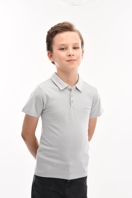 kids-atelier-moustache-baby-kid-boy-gray-solid-logo-polo-320710-gray