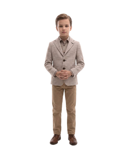 kids-atelier-moustache-kid-baby-boy-beige-tweed-peak-lapel-blazer-23m08-brown-beige