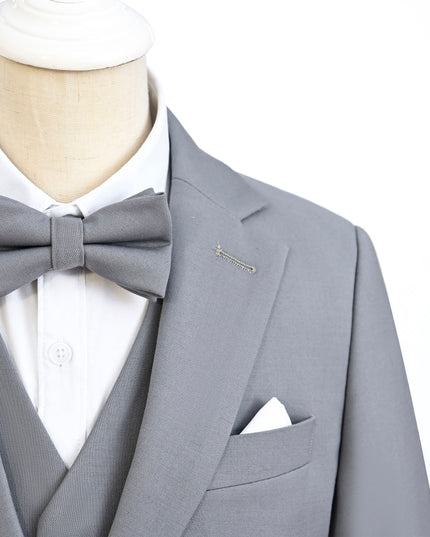 Light Gray Peak Lapel Tuxedo Set