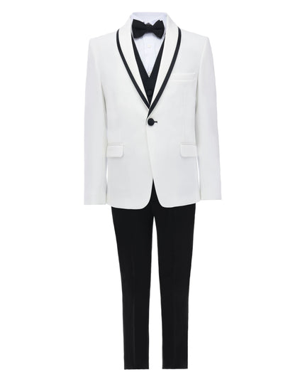 kidsatelier-moustache-White-Tuxedo-Set-with-black-Accents