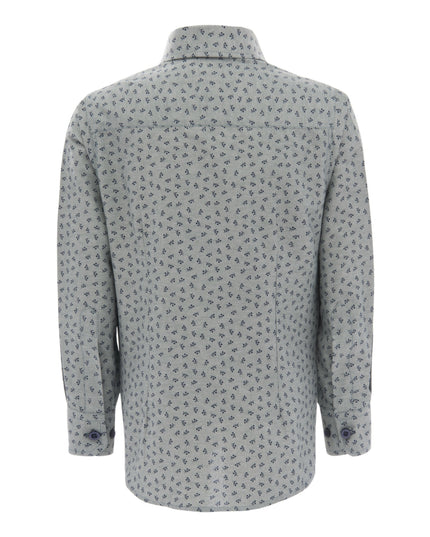 kids-atelier-moustache-kid-baby-boy-green-dandelion-print-dress-shirt-22m08-green
