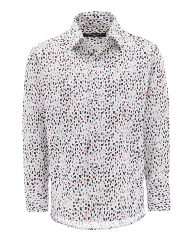 kids-atelier-moustache-kid-baby-boy-white-pebble-print-dress-shirt-22m11-white