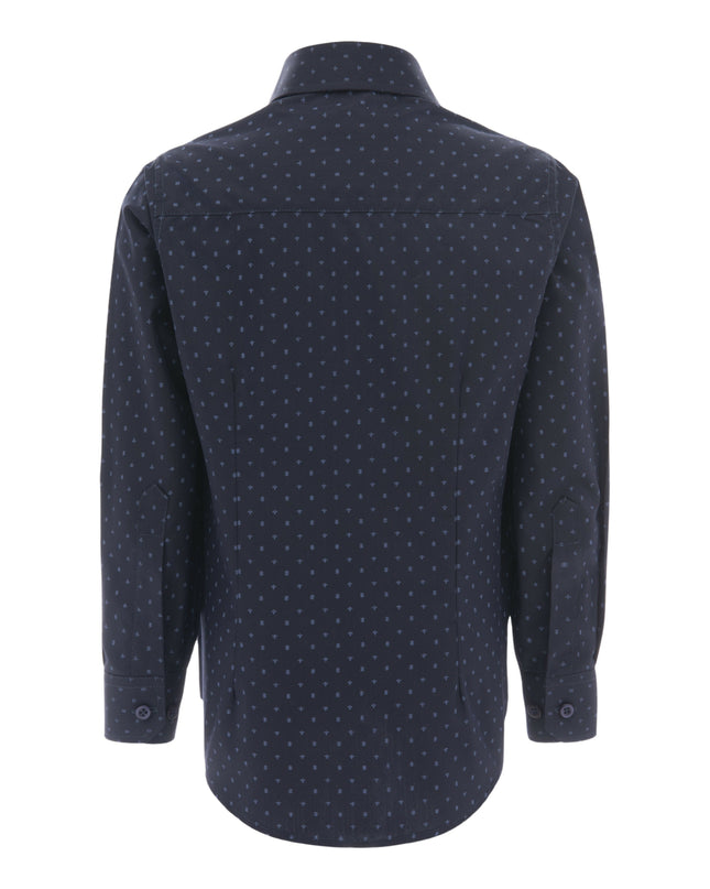 kids-atelier-moustache-kid-baby-boy-navy-fleur-de-lis-print-dress-shirt-22m14-navy