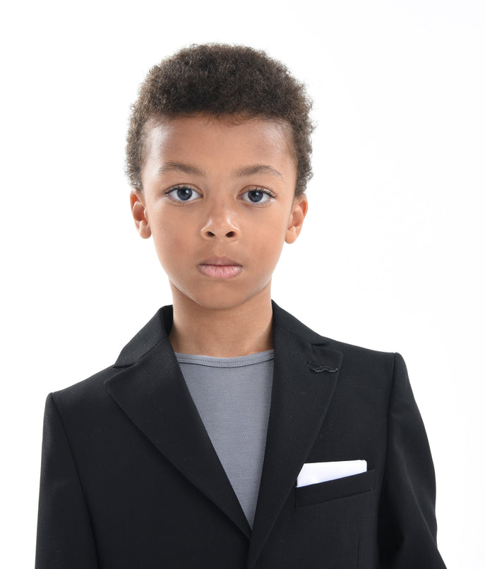 kids-atelier-moustache-kid-boy-baby-black-twill-peak-lapel-blazer-22m20-black