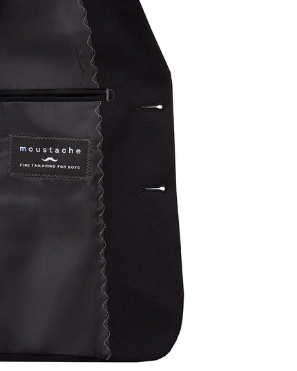 kids-atelier-moustache-kid-boy-baby-black-twill-peak-lapel-blazer-22m20-black