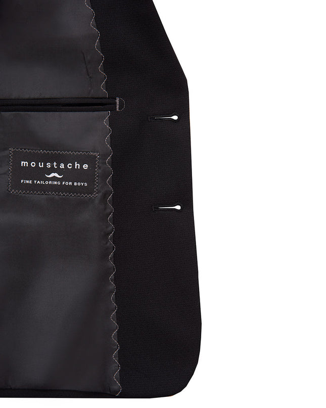 kids-atelier-moustache-kid-boy-baby-black-twill-peak-lapel-blazer-22m20-black
