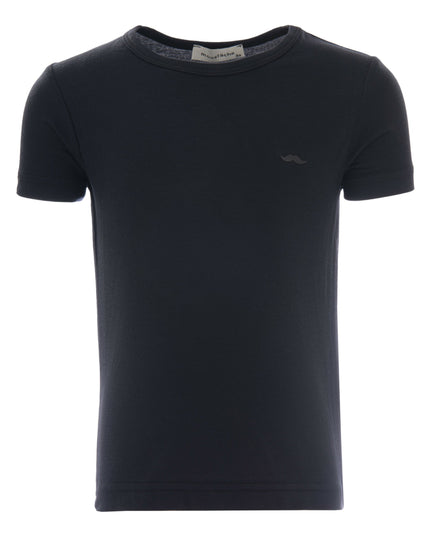 kids-atelier-moustache-kid-boy-black-solid-cotton-t-shirt-320709-black