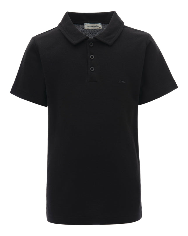 kids-atelier-moustache-kid-baby-boy-black-solid-logo-polo-320710-black