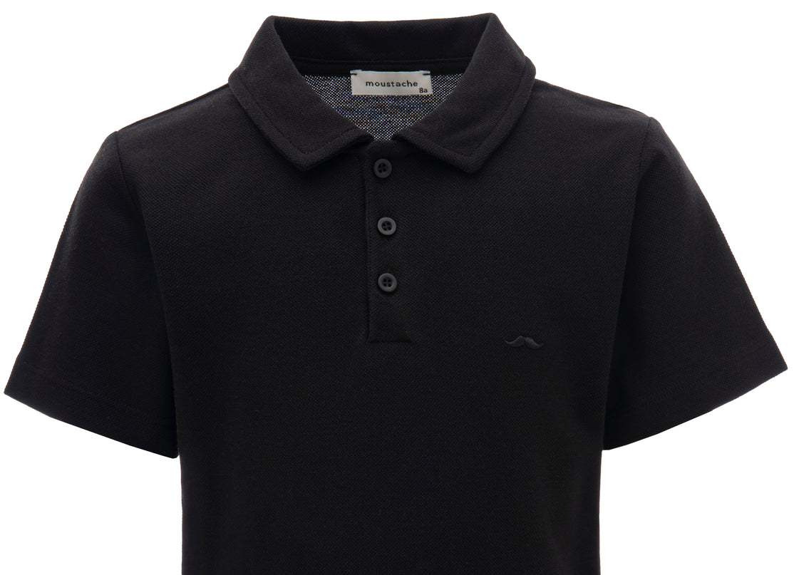 kids-atelier-moustache-kid-baby-boy-black-solid-logo-polo-320710-black