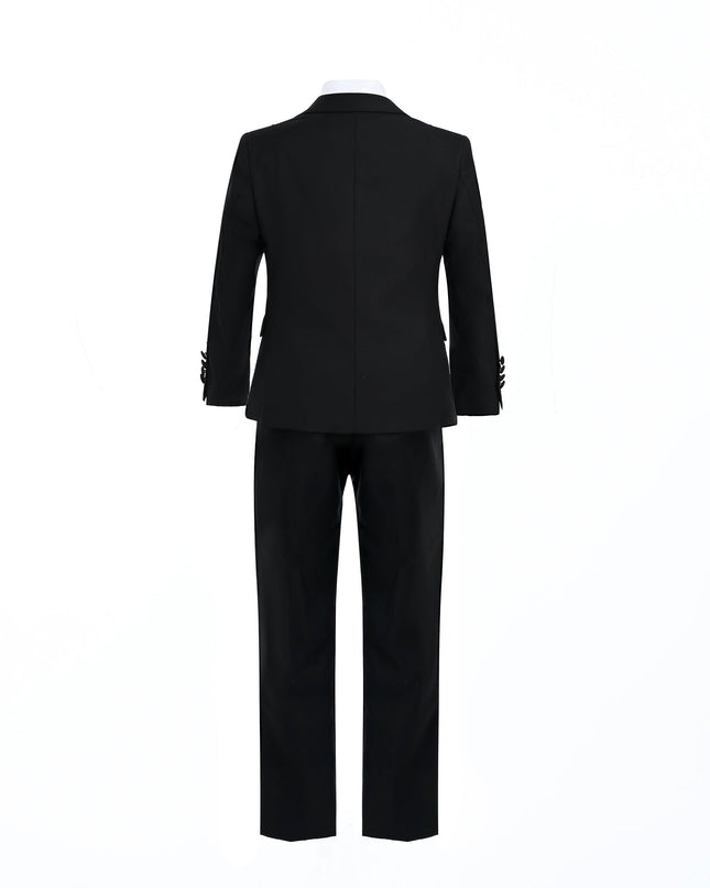 Black Shawl Lapel Wool Suit