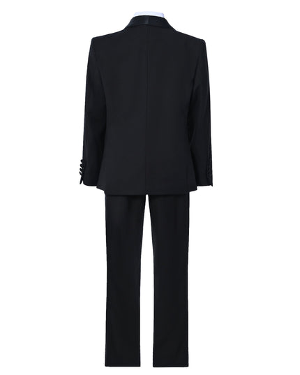 Black Moustache Shawl Lapel Tuxedo Set