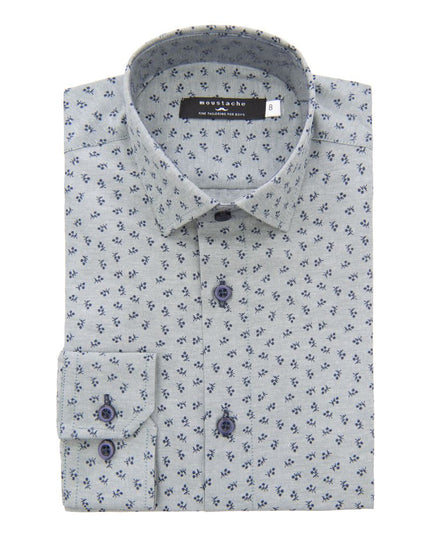 kids-atelier-moustache-kid-baby-boy-green-dandelion-print-dress-shirt-22m08-green