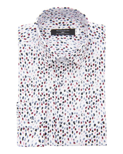 kids-atelier-moustache-kid-baby-boy-white-pebble-print-dress-shirt-22m11-white
