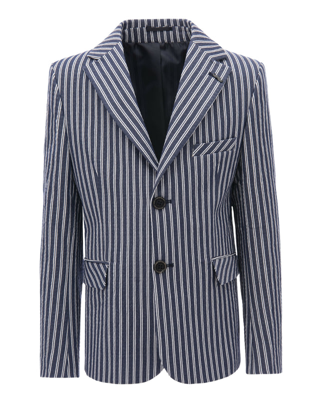 kids-atelier-moustache-Navy Double Striped Blazer