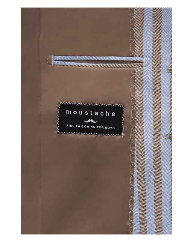 kids-atelier-moustache-kid-boy-baby-beige-striped-peak-lapel-blazer-23m03-beige-blue