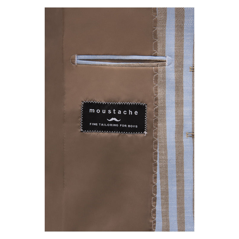 kids-atelier-moustache-kid-boy-baby-beige-striped-peak-lapel-blazer-23m03-beige-blue