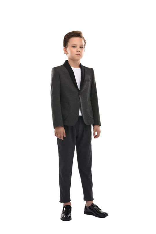 kids-atelier-moustache-kid-boy-baby-gray-shawl-lapel-blazer-23m12-gray