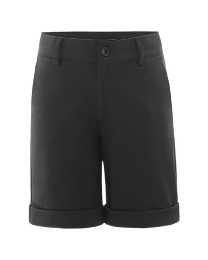 kids-atelier-moustache-kid-boy-baby-black-athleisure-shorts-4167bl-black