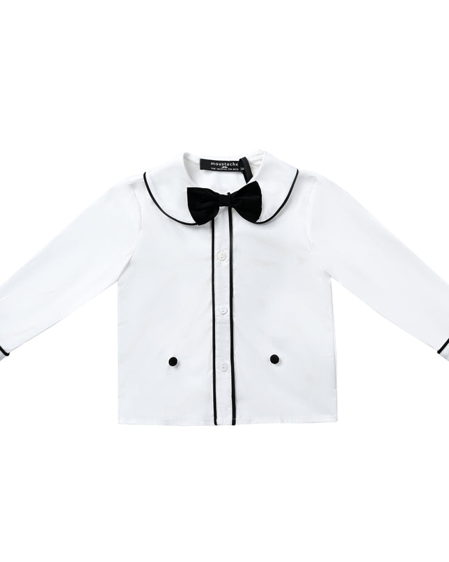 kids atelier moustache Classic Black Formal Set
