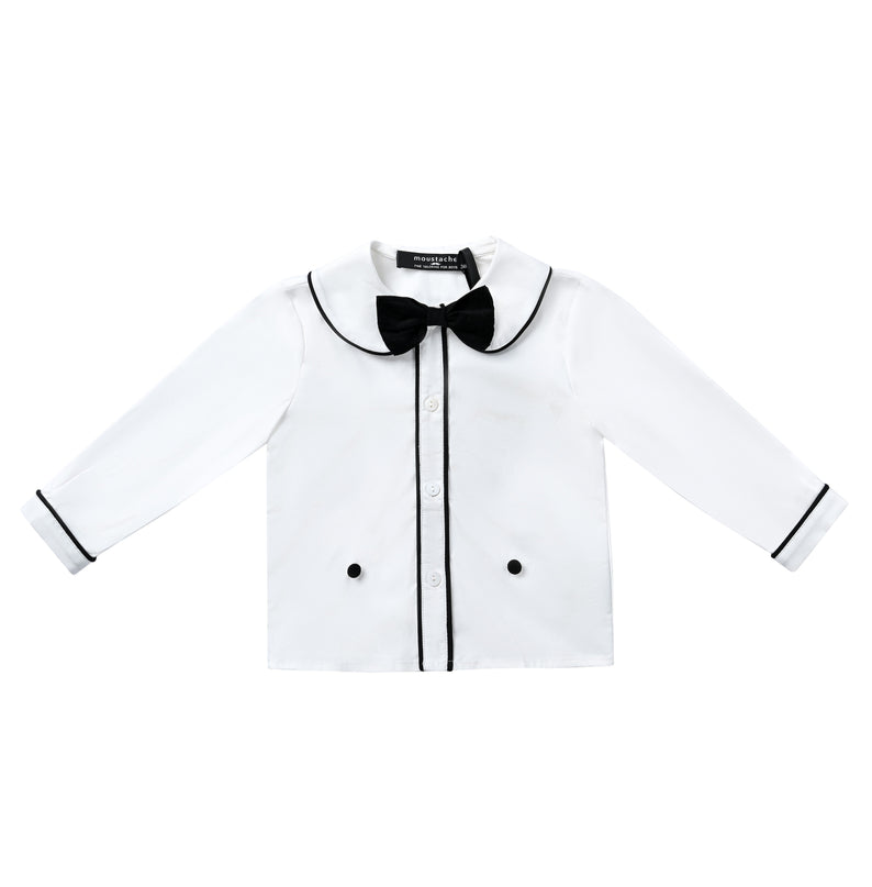 kids atelier moustache Classic Black Formal Set