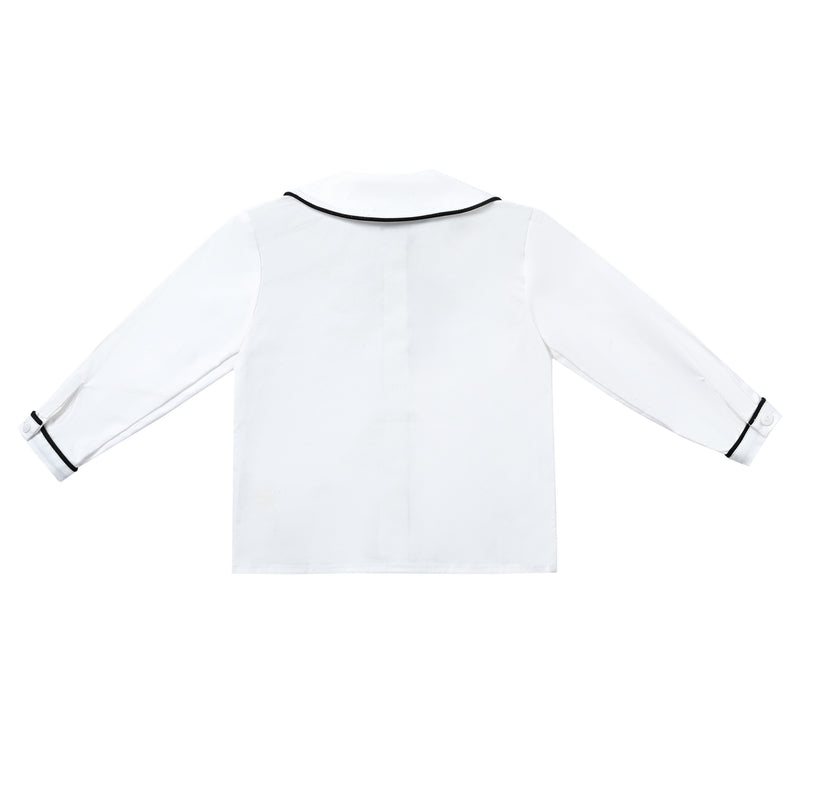 kids atelier moustache Classic Black Formal Set