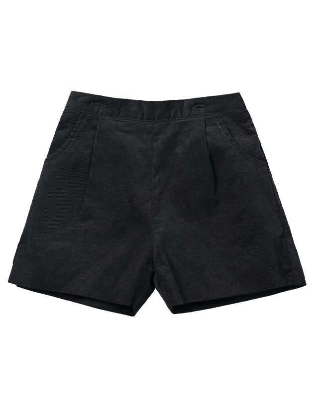 kids atelier moustache Black & White Shorts Set
