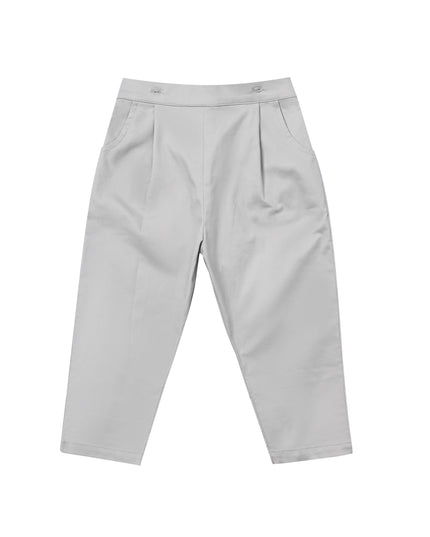 kids atelier moustache White & Grey Formal Set