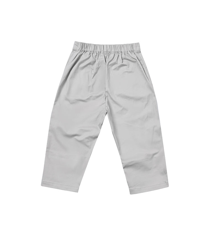 kids atelier moustache White & Grey Formal Set