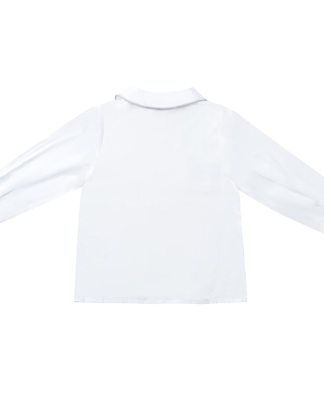kids atelier moustache White & Grey Classic Baby Set