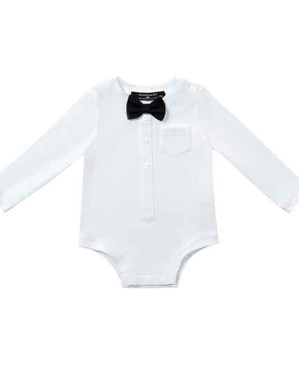 kids atelier moustache Black & White Baby Occasion Set