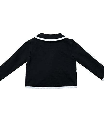 kids atelier moustache Black & White Baby Occasion Set