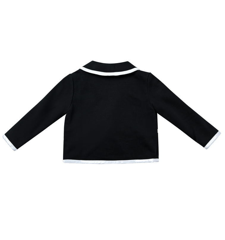 kids atelier moustache Black & White Baby Occasion Set