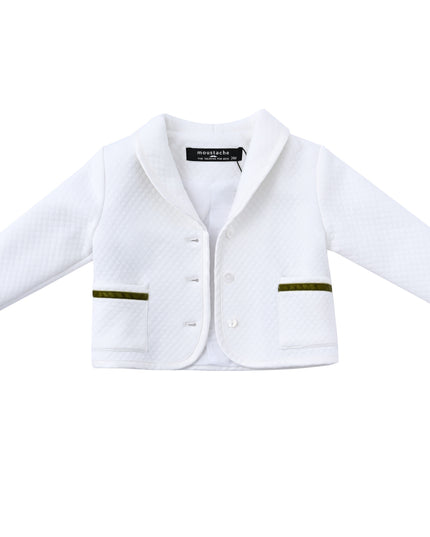 kids atelier moustache Green Bow Charm Set