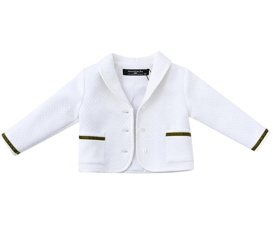 kids atelier moustache Green Bow Charm Set