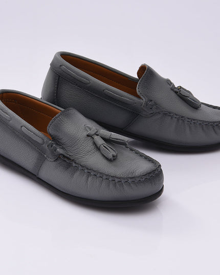 kids-atelier-moustache-kid-baby-boy-grey-leather-tassel-loafers-lf02-gray