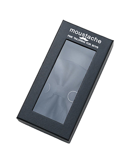 kids atelier moustache-kids-black-etched-bowtie-set-ma42010