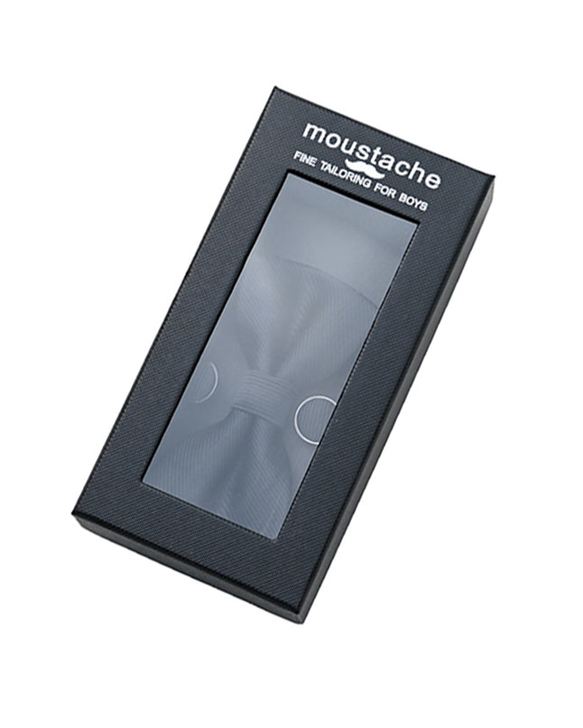 kids atelier moustache-kids-black-etched-bowtie-set-ma42010