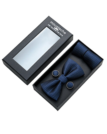 kids atelier moustache-kids-Navy-Light-Blue-bowtie-set-ma42017